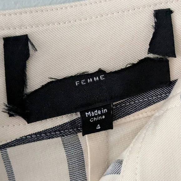 Equipment Striped Wide Leg Crop - Picture 7 of 10